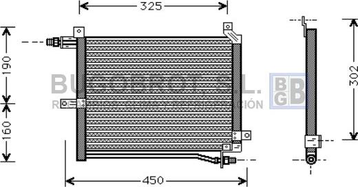 BUGOBROT 62-SZ5042 - Condensateur, climatisation droxauto.com