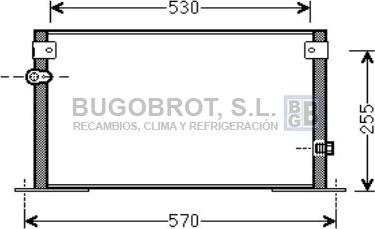 BUGOBROT 62-TO5562 - Condensateur, climatisation droxauto.com