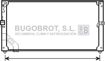 BUGOBROT 62-TO5166 - Condensateur, climatisation droxauto.com