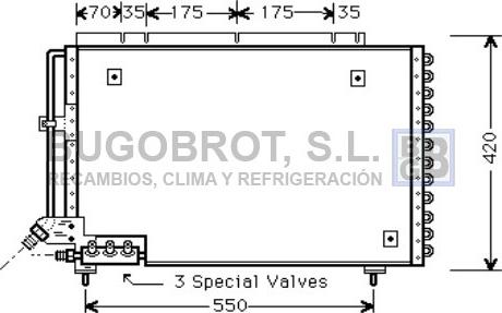 BUGOBROT 62-VO5082 - Condensateur, climatisation droxauto.com