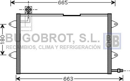 BUGOBROT 62-VW5146 - Condensateur, climatisation droxauto.com