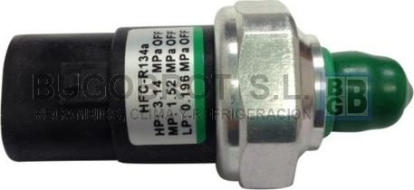 BUGOBROT 15-5172 - Pressostat, climatisation droxauto.com