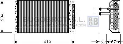 BUGOBROT 70-BWV019 - Évaporateur climatisation droxauto.com