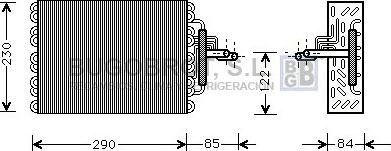 BUGOBROT 70-CNV016 - Évaporateur climatisation droxauto.com