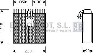 BUGOBROT 70-FTV257 - Évaporateur climatisation droxauto.com