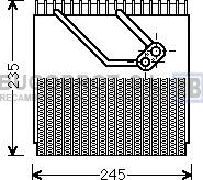 BUGOBROT 70-HYV202 - Évaporateur climatisation droxauto.com