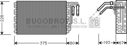 BUGOBROT 70-MSV020 - Évaporateur climatisation droxauto.com