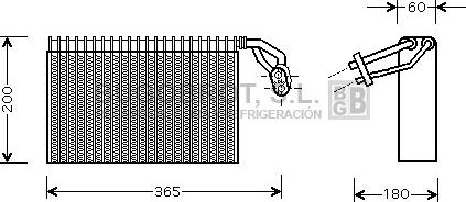 BUGOBROT 70-MSV317 - Évaporateur climatisation droxauto.com