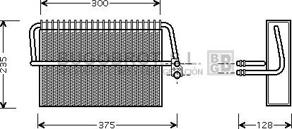 BUGOBROT 70-MSV325 - Évaporateur climatisation droxauto.com