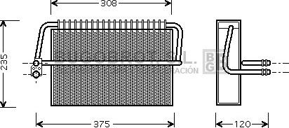 BUGOBROT 70-MSV326 - Évaporateur climatisation droxauto.com