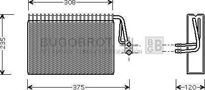 BUGOBROT 70-MSV327 - Évaporateur climatisation droxauto.com