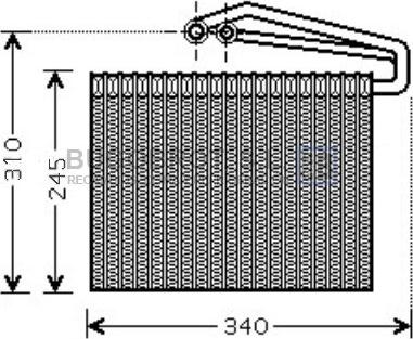 BUGOBROT 70-OLV400 - Évaporateur climatisation droxauto.com