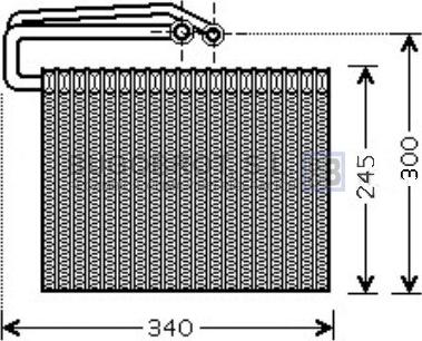 BUGOBROT 70-OLV399 - Évaporateur climatisation droxauto.com