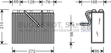 BUGOBROT 70-OLV300 - Évaporateur climatisation droxauto.com