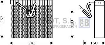 BUGOBROT 70-OLV328 - Évaporateur climatisation droxauto.com