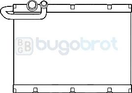 BUGOBROT 70-PEV405 - Évaporateur climatisation droxauto.com