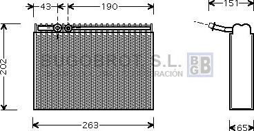 BUGOBROT 70-PEV062 - Évaporateur climatisation droxauto.com