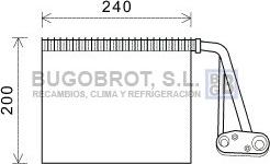 BUGOBROT 70-RTV566 - Évaporateur climatisation droxauto.com