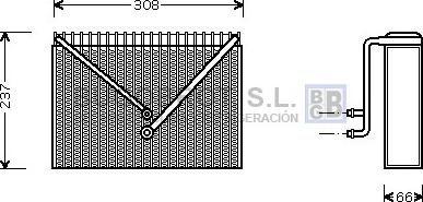 BUGOBROT 70-VOV106 - Évaporateur climatisation droxauto.com