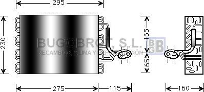 BUGOBROT 70-VWV168 - Évaporateur climatisation droxauto.com