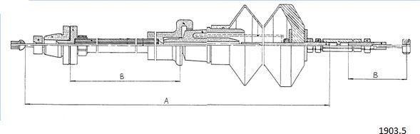 Cabor 1903.5 - Câble d'accélération droxauto.com
