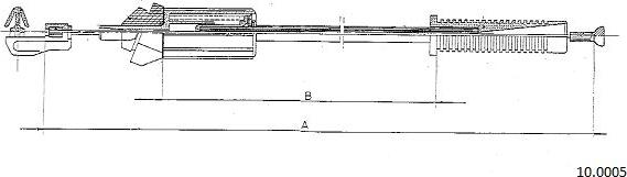 Cabor 10.0005 - Câble d'accélération droxauto.com