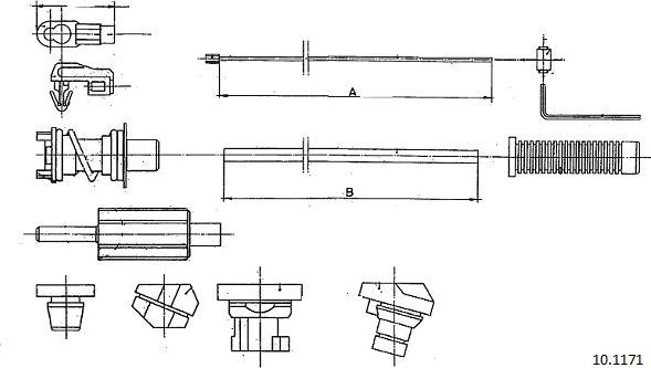 Cabor 10.1171 - Câble d'accélération droxauto.com
