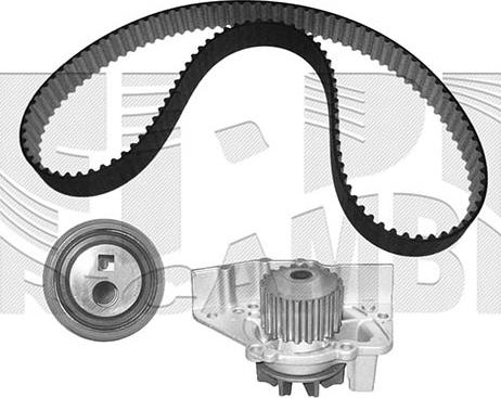 Caliber 0016KPW - Pompe à eau + kit de courroie de distribution droxauto.com