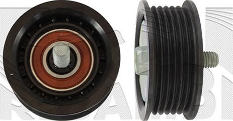 Caliber 89428 - Poulie renvoi / transmission, courroie trapézoïdale à nervures droxauto.com