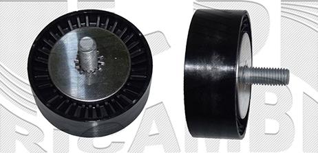 Caliber 88848 - Poulie renvoi / transmission, courroie trapézoïdale à nervures droxauto.com