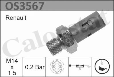 Calorstat by Vernet OS3567 - Capteur, pression d'huile droxauto.com