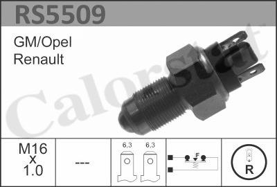 Calorstat by Vernet RS5509 - Contacteur, feu de recul droxauto.com