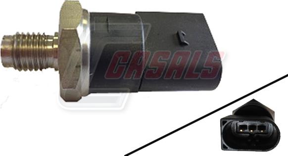 Casals 65117 - Capteur, pression de carburant droxauto.com