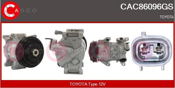 Casco CAC86096GS - Compresseur, climatisation droxauto.com