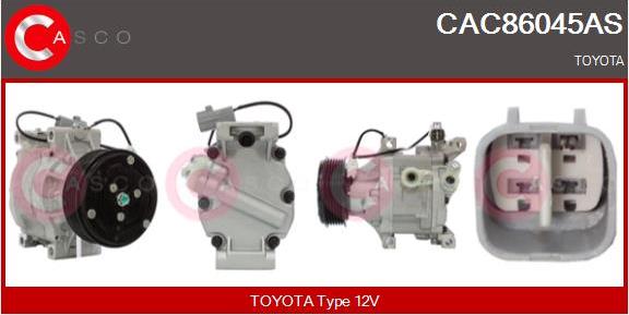 Casco CAC86045AS - Compresseur, climatisation droxauto.com