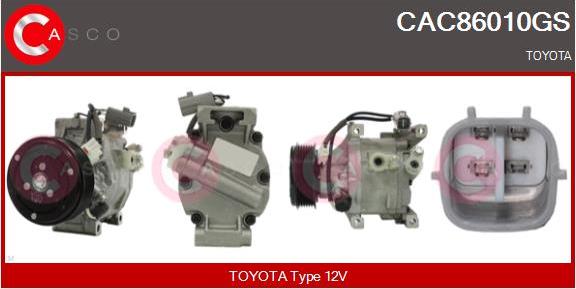 Casco CAC86010GS - Compresseur, climatisation droxauto.com