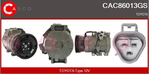 Casco CAC86013GS - Compresseur, climatisation droxauto.com