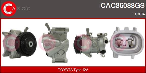 Casco CAC86088GS - Compresseur, climatisation droxauto.com