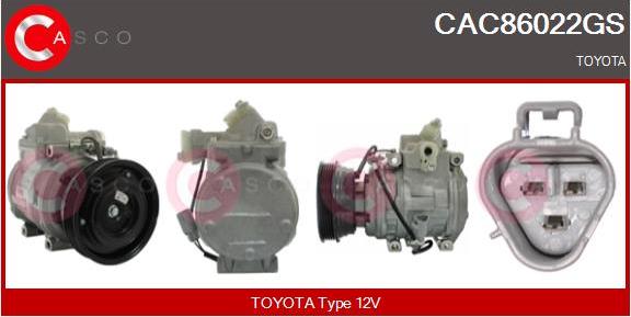 Casco CAC86022GS - Compresseur, climatisation droxauto.com