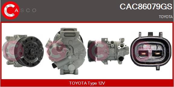 Casco CAC86079GS - Compresseur, climatisation droxauto.com