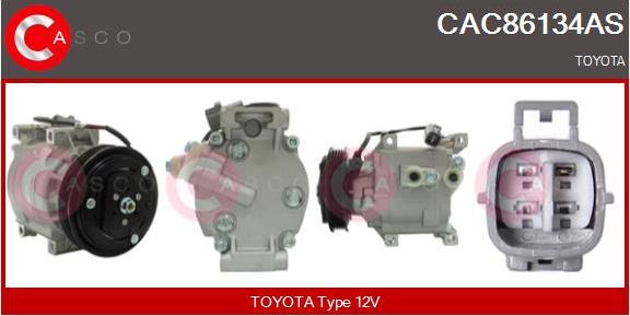 Casco CAC86134AS - Compresseur, climatisation droxauto.com