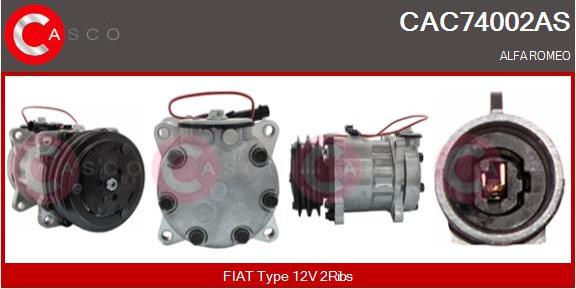 Casco CAC74002AS - Compresseur, climatisation droxauto.com