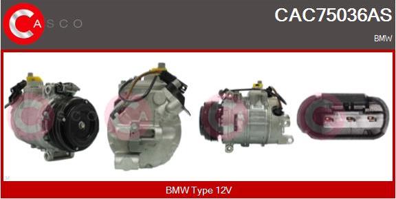 Casco CAC75036AS - Compresseur, climatisation droxauto.com