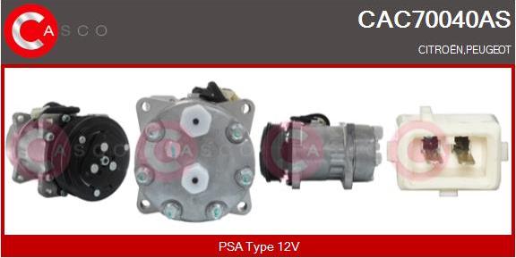 Casco CAC70040AS - Compresseur, climatisation droxauto.com