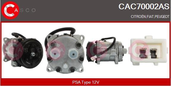 Casco CAC70002AS - Compresseur, climatisation droxauto.com