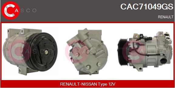 Casco CAC71049GS - Compresseur, climatisation droxauto.com
