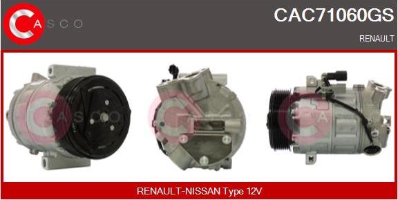 Casco CAC71060GS - Compresseur, climatisation droxauto.com