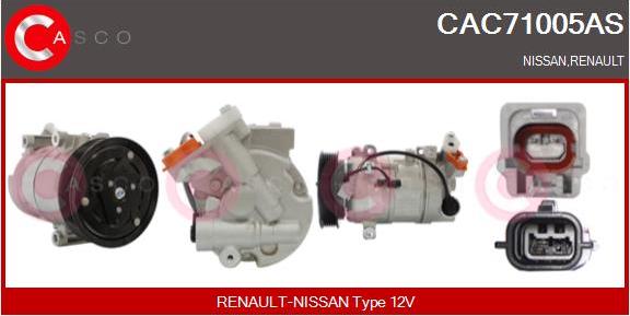 Casco CAC71005AS - Compresseur, climatisation droxauto.com
