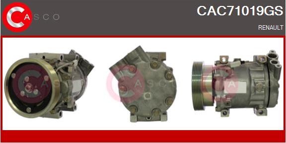 Casco CAC71019GS - Compresseur, climatisation droxauto.com