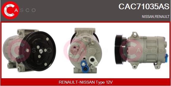Casco CAC71035AS - Compresseur, climatisation droxauto.com
